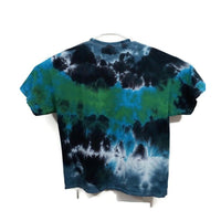 Hand Dyed Batik Tie Dye Tee Cotton Jersey Shirt Plus 2XL Horse Love Green Blue