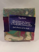 Peace 'N Love - 100% Olive Oil Castile - Handmade Cold Process Soap - Coconut Free - Nut Free - Herbal Patchouli -ish fragrance