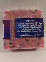 Razzle Dazzle - Vegan Confetti Cold Process Soap - RSPO Palm and Almond Oil - Raspberry Scented