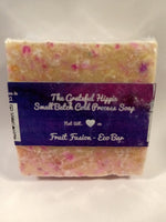 Fruit Fusion - Vegan Cold Process Confetti Soap - RSPO Palm and Almond Oil- Light Fruit Scent