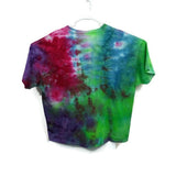 Hand Dyed Tie Dye Tee Cotton Jersey Shirt Adult Plus 4XL Multicolor Watercolors