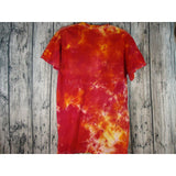 Tie Dye Batik Handmade Fire Fairy Unisex Short Sleeve Top Tee Shirt Medium