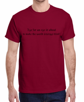 An Eye for an Eye makes the World Energy Blind 2XL-5XL Made To Order Tee