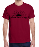 Good Vibes Only Sunflower Tee Made to Order S- XL