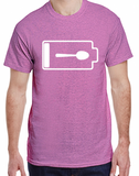 Twisted Tee - Spoon Battery Low - Social Battery - Chronic Fatigue Awareness  Adult S-XL - Made to Order