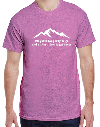 Long Way To Go Mountain Tee Made to Order S-XL