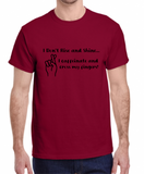 Made to Order : I Don't Rise and Shine - I Caffeinate and Cross My Fingers Adults Unisex Tee Pick your Colors S-XL