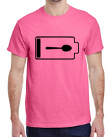 Twisted Tee - Spoon Battery Low - Social Battery - Chronic Fatigue Awareness  Adult S-XL - Made to Order