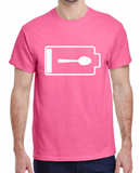 Twisted Tee - Spoon Battery Low - Social Battery - Chronic Fatigue Awareness  Adult S-XL - Made to Order