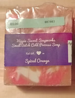 Small Batch Cold Process Soap - Vegan RSPO Palm and Almond - Limited Edition - Spiced Orange