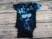 Tie Dye #Cool Short Sleeve Batik Infant Bodysuit Tee One Piece 0-3 Month